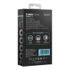 OBAL:ME CablePulse powerbank / külső akkumulátor beépített kábellel, digitális kijelzővel, 20000mAh, 22,5W, fekete
