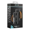 OBAL:ME CablePulse powerbank / külső akkumulátor beépített kábellel, digitális kijelzővel, 30000mAh, 22,5W, fekete