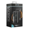 OBAL:ME CablePulse powerbank / külső akkumulátor beépített kábellel, digitális kijelzővel, 50000mAh, 22,5W, fekete