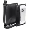Spigen A640 univerzális vízálló táska /tok, crossbody, vállra akasztható, fekete-átlátszó
