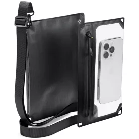   Spigen A640 univerzális vízálló táska /tok, crossbody, vállra akasztható, fekete-átlátszó