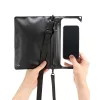 Spigen A640 univerzális vízálló táska /tok, crossbody, vállra akasztható, fekete-átlátszó