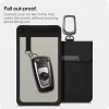 Spigen Faraday RFID blokkoló kulcstartó tok / táska, fekete (autó kulcshoz)