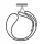 Uniq Coehl Laurel univerzális pánt, nyak / csukló / crossbody, fekete