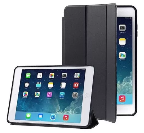 Apple iPad Air 2020/2022/2024/2025/2026 mappa tok, Trifold, fekete