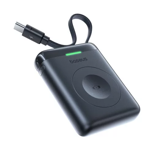 Baseus EnerFill FW11 vezeték nélküli Apple Watch powerbank 1640mAh, 5W, fekete