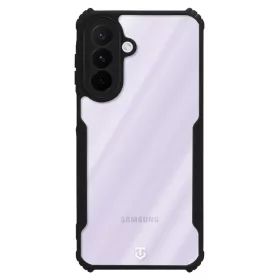   Tactical Quantum Stealth Samsung Galaxy A27 hátlap tok megerősített sarokkal, átlátszó/fekete