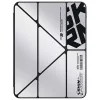 Skinarma Kira Kobai Apple iPad Air 11 (2026 / 2025 / 2024) / Air 5 / 4 mappa tok, Chrome, ezüst-fekete