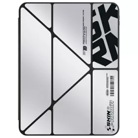   Skinarma Kira Kobai Apple iPad Air 11 (2026 / 2025 / 2024) / Air 5 / 4 mappa tok, Chrome, ezüst-fekete