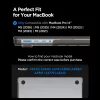 Spigen Airskin Apple Macbook Pro 14 M1-M5 / M5 PRO / M5 Pro Max 2021-2026 tok, Frost Black, fekete