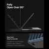 Spigen Airskin Apple Macbook Pro 14 M1-M5 / M5 PRO / M5 Pro Max 2021-2026 tok, Frost Black, fekete