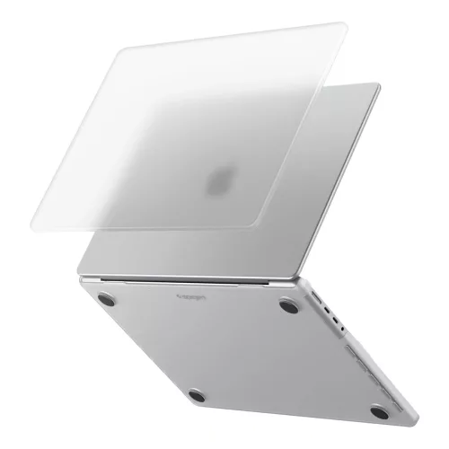 Spigen Airskin Apple Macbook Pro 16 M1-M5 / M5 Pro-M5 Pro Max 2021-2026 tok, Frost Clear, átlátszó