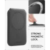 Spigen S314-4 Slim Fold mágneses kártyatartó, MagSafe, kitámasztható, Black, fekete (10db kártyához)