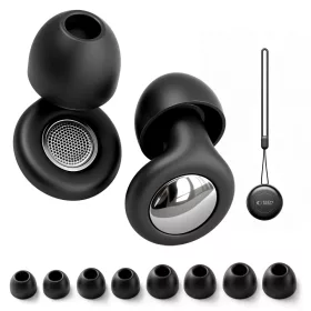   Tech-Protect QuietFit füldugó, 4db különböző méretű gumiharanggal, tokkal, fekete