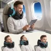 Tech-Protect ComfortRest utazó párna / nyakpárna memóriahabbal, állítható pánttal, fekete