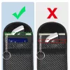 Tech-Protect KLR100 RFID blokkoló kulcstartó tok / táska, Carbon, fekete (autó kulcshoz, bankkártyához)