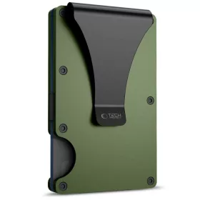   Tech-Protect Thorn RFID blokkoló kártyatartó, zöld-fekete (bankkártyához)