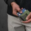 Tech-Protect Thorn RFID blokkoló kártyatartó, zöld-fekete (bankkártyához)