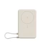 Xiaomi USB-C Powerbank / külső akkumulátor, MagSafe, kompakt, USB-C kábellel, 33W, 10.000mAh, bézs