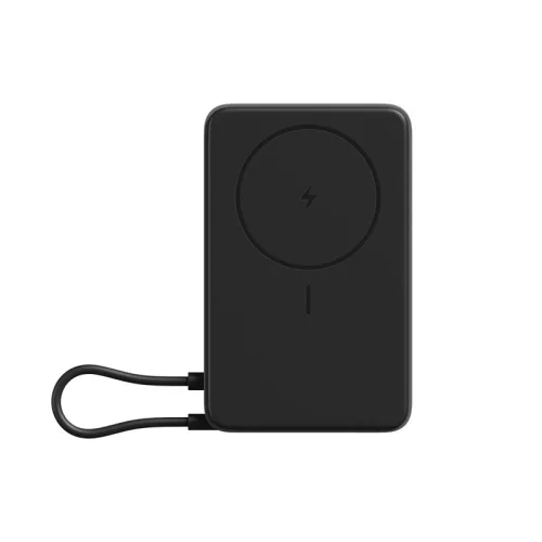 Xiaomi USB-C Powerbank / külső akkumulátor, MagSafe, kompakt, USB-C kábellel, kitámasztóval, 33W, 10.000mAh, szürke