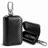 Tech-Protect KLR300 RFID blokkoló tartó / táska, Carbon, fekete (autó kulcshoz)