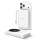Tech-Protect PB40 LifeMag Powerbank / külső akkumulátor, MagSafe, kompakt, 25W, QI2.2, 10000mAh, fehér.ezüst