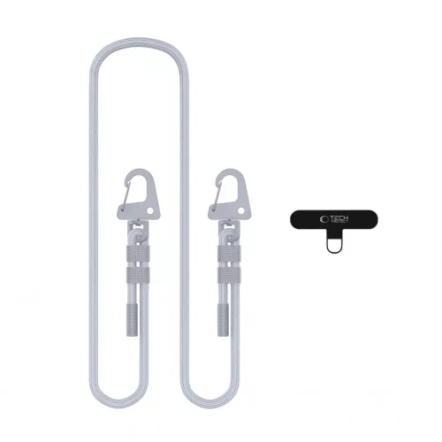 Tech-Protect C5SD vállpánt, telefonra rögzíthető, szürke (crossbody pánt)