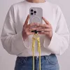 Tech-Protect C5SD vállpánt, telefonra rögzíthető, kanári sárga (crossbody pánt)