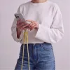 Tech-Protect C5SD vállpánt, telefonra rögzíthető, kanári sárga (crossbody pánt)