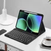 Tech-Protect SC Pen Xiaomi Pad 8 / Pad 8 Pro / Pad 7 Pro / Pad 7 oldalra nyíló, kitámasztható mappa tok billentyűzettel, fekete