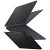 UNIQ Lyden Versa Apple Macbook Air 13 M2-M5 2023-2026 tok kitámasztóval, Black, fekete