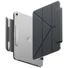   Uniq Camden Lite iPad 11 2025 / iPad 10.9 2022 mappa tok, ceruza tartóval, kitámasztható, szürke