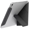 Uniq Camden Lite iPad 11 2025 / iPad 10.9 2022 mappa tok, ceruza tartóval, kitámasztható, szürke