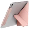 Uniq Camden Lite iPad 11 2025 / iPad 10.9 2022 mappa tok, ceruza tartóval, kitámasztható, rózsaszín