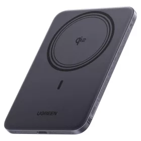   Ugreen PB580 mágneses Powerbank / külső akkumulátor, USB-C, MagSafe, 5000mAh, 15W, szürke