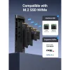 Ugreen CM767 SSD külső ház M.2 NVMe, szürke