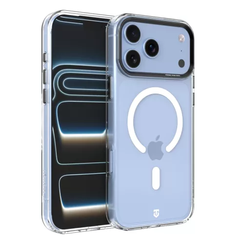 Tactical MagForce 2.0 Cover Apple iPhone 17 Pro Max/18 Pro Max MagSafe hátlap tok, átlátszó/fekete