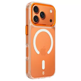   Tactical MagForce 2.0 Cover Apple iPhone 17 Pro/18 Pro MagSafe hátlap tok, átlátszó/naracssárga
