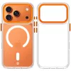 Tactical MagForce 2.0 Cover Apple iPhone 17 Pro/18 Pro MagSafe hátlap tok, átlátszó/naracssárga
