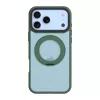 Tactical MagForce Hyperstand Apple iPhone 17 Pro Max/18 Pro Max tok, gyűrűs kitámasztóval, MagSafe, átlátszó-zöld