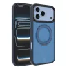 Tactical MagForce Hyperstand Apple iPhone 17 Pro/18 Pro tok, gyűrűs kitámasztóval, MagSafe, átlátszó-kék