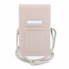Guess PU Leather+Grained 4G Metal Logo táska / telefon tartó táska, rózsaszín