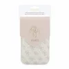 Guess PU Leather+Grained 4G Metal Logo táska / telefon tartó táska, rózsaszín