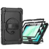 Tech-Protect Solid 2-Set Samsung Galaxy A9+ / Galaxy A11+ tablet tok kitámasztóval, kijelző védelemmel, fekete