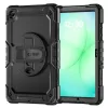Tech-Protect Solid 2-Set Samsung Galaxy A9+ / Galaxy A11+ tablet tok kitámasztóval, kijelző védelemmel, fekete