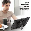 Tech-Protect Solid 2-Set Samsung Galaxy A9+ / Galaxy A11+ tablet tok kitámasztóval, kijelző védelemmel, fekete