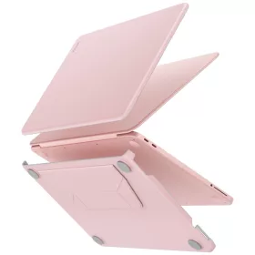   UNIQ Lyden Versa Apple Macbook Neo tok kitámasztóval, rózsaszín