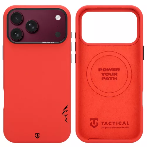 Tactical Velvet Smoothie 2.0 Apple iPhone 18 Pro / 17 Pro tok, MagSafe, Chili, piros