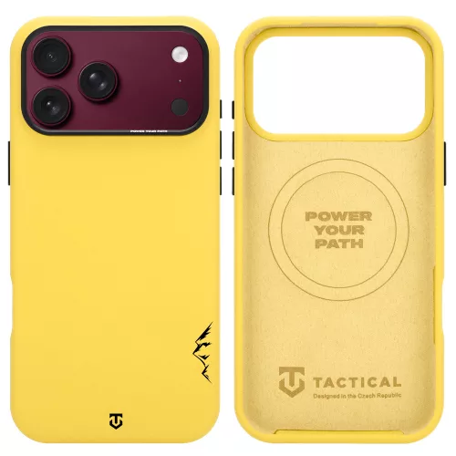 Tactical Velvet Smoothie 2.0 Apple iPhone 18 Pro Max / 17 Pro Max tok, MagSafe, Banana, sárga