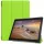 Samsung Galaxy Tab S9 FE (10.9) / Tab S10 FE (10.9) / Tab S10 Lite (10.9), mappa tok, Trifold, zöld